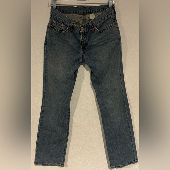 Lucky Brand Blue Straight Leg Jeans Size 28 - Picture 1 of 5